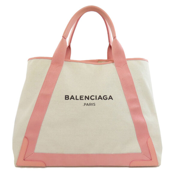 BALENCIAGA Navy Cabas M Tote Bag Canvas 339936 - Picture 1 of 11